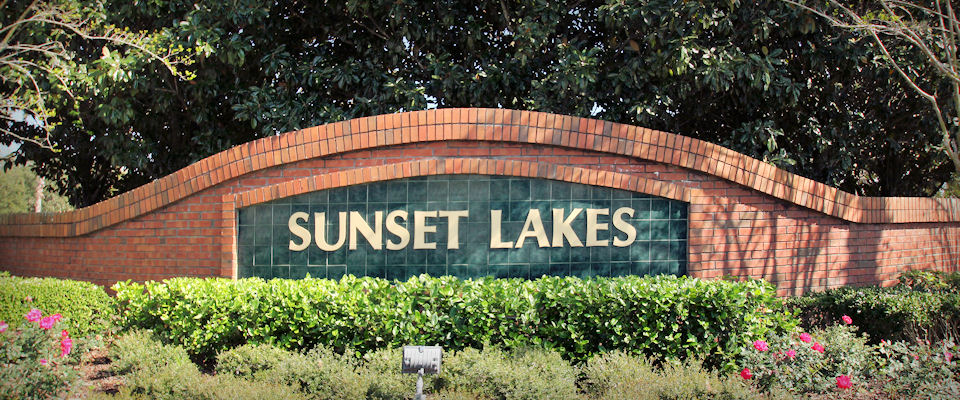 Sunset Lakes gated community