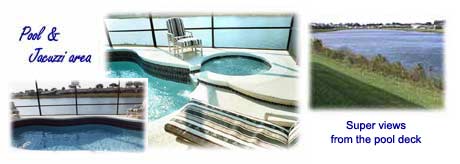 Heated pool jacuzzi spa